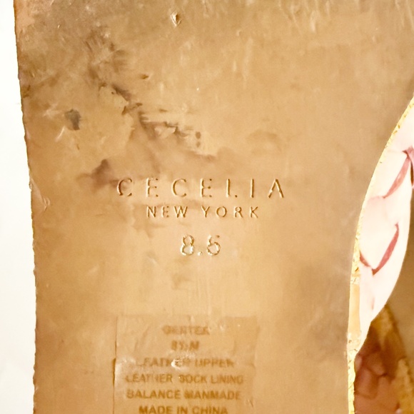 Cecelia New York Leather Grace Pink Sandals Size 8.5 - Picture 4 of 7